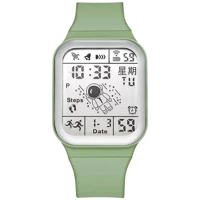 Digital LED Sports Watch for Men Boys Waterproof Alarm Watch