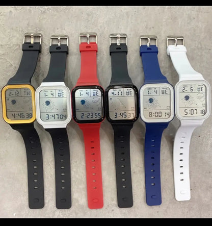 Digital LED Sports Watch for Men Boys Waterproof Alarm Watch